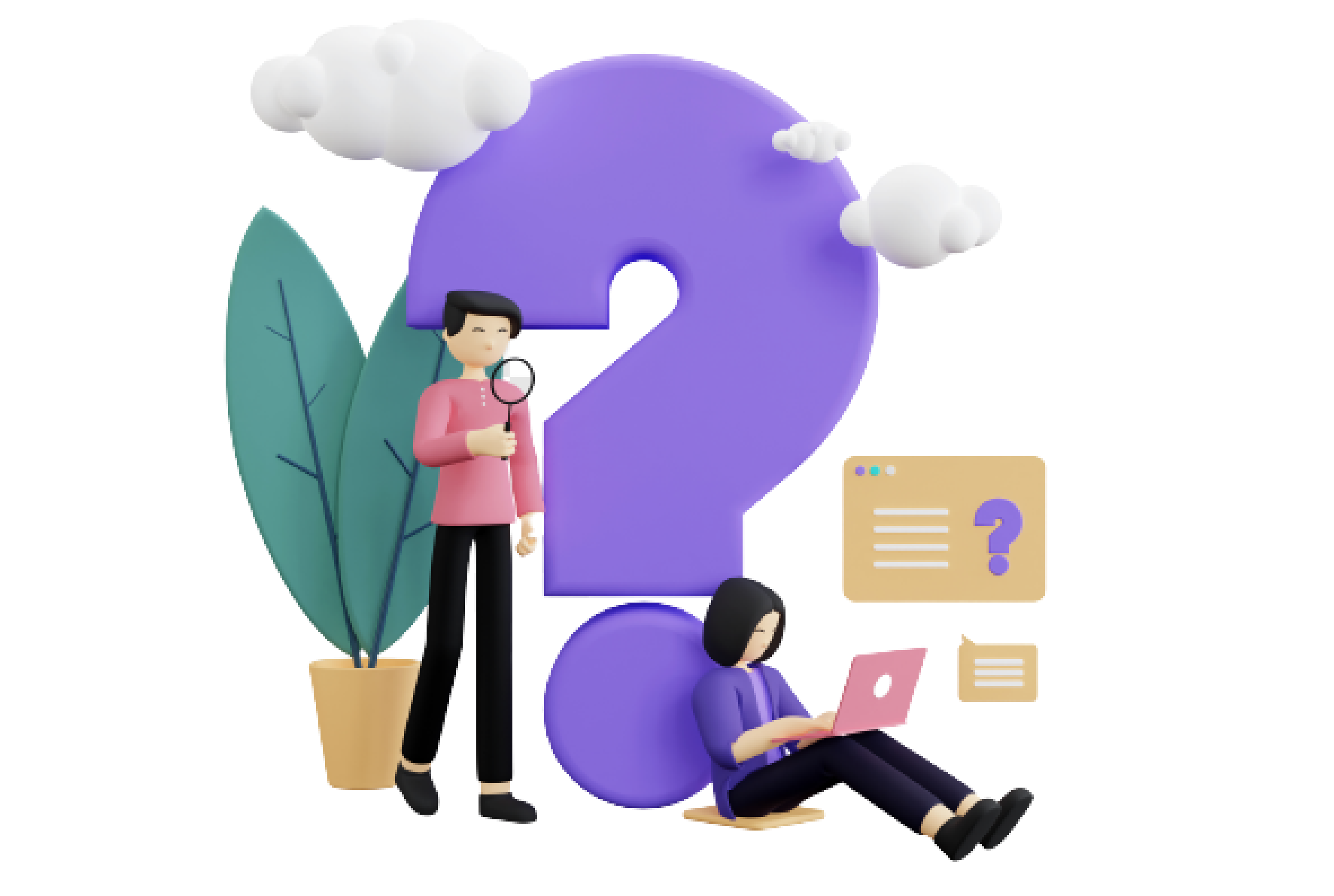 dedicated section for question bank