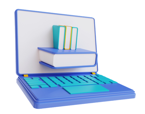 laptop with tutorials
